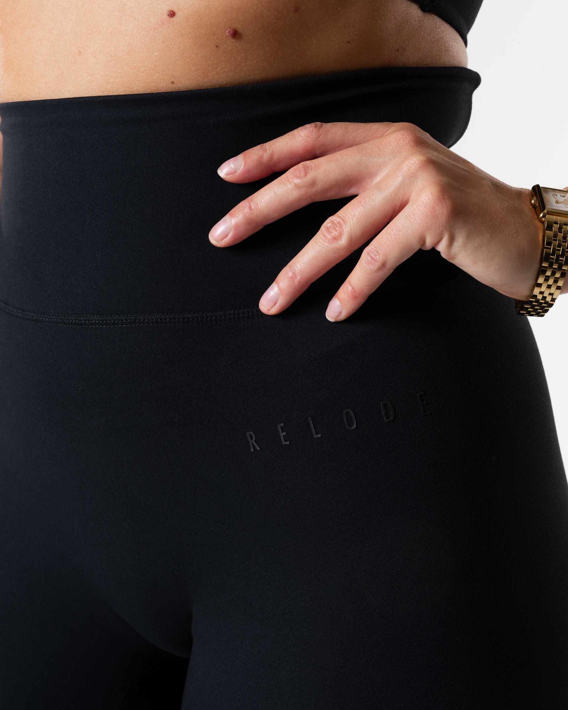 RELODE Clean Tights/Træningstights Flared Tall - Sort