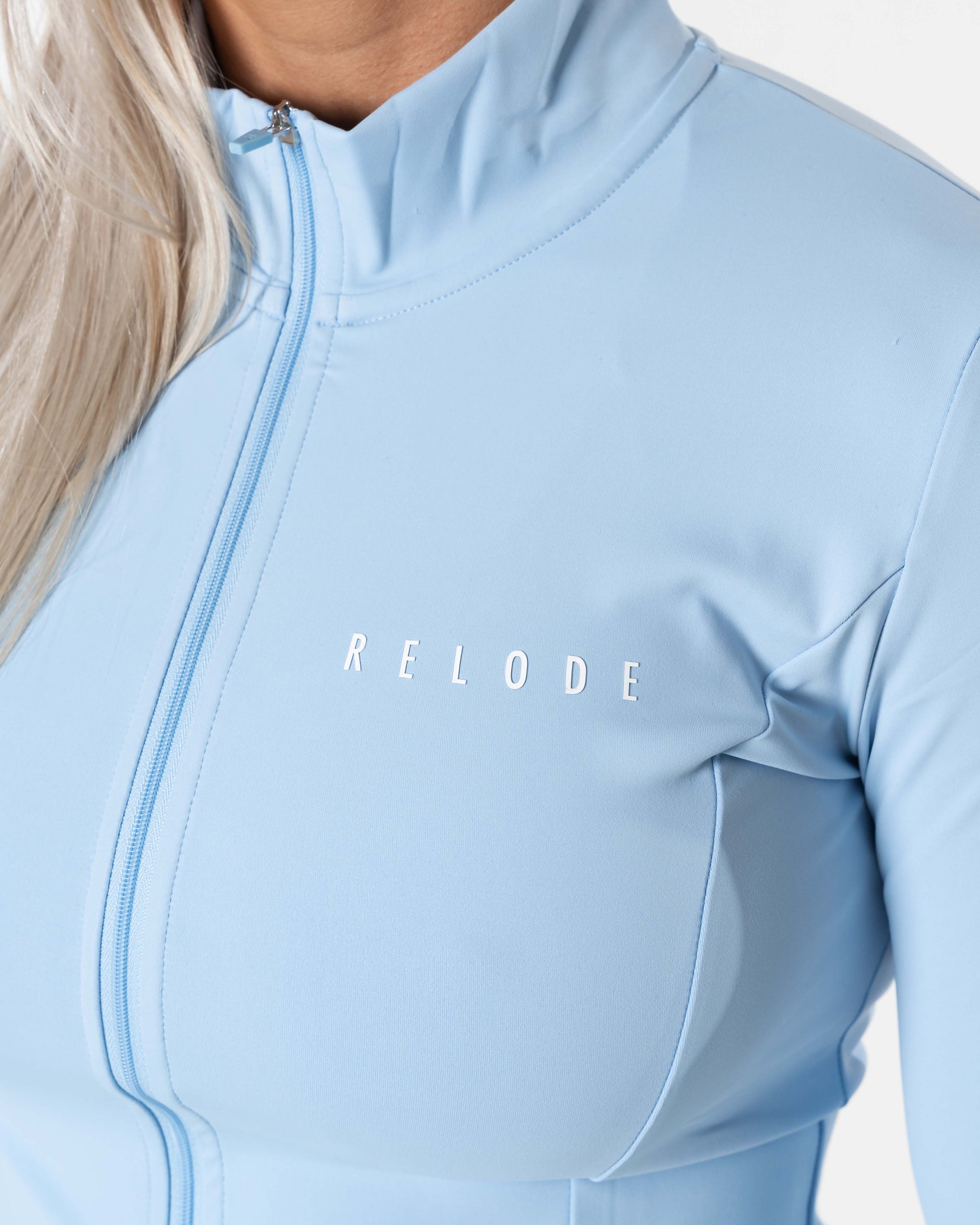 RELODE Clean Zip Langærmet/Træningstrøje - Blå