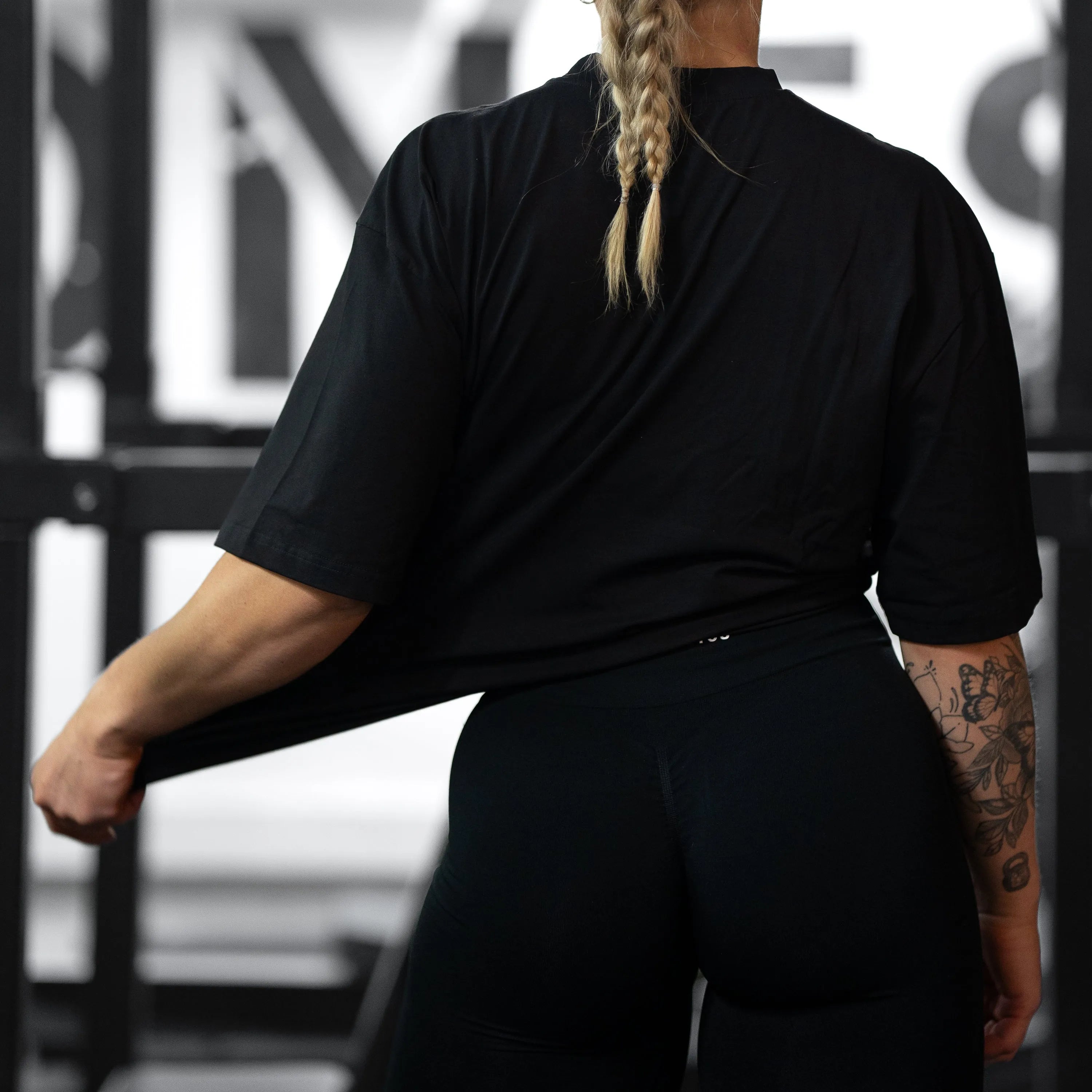 You Against You Elevate oversize T-shirt - black
