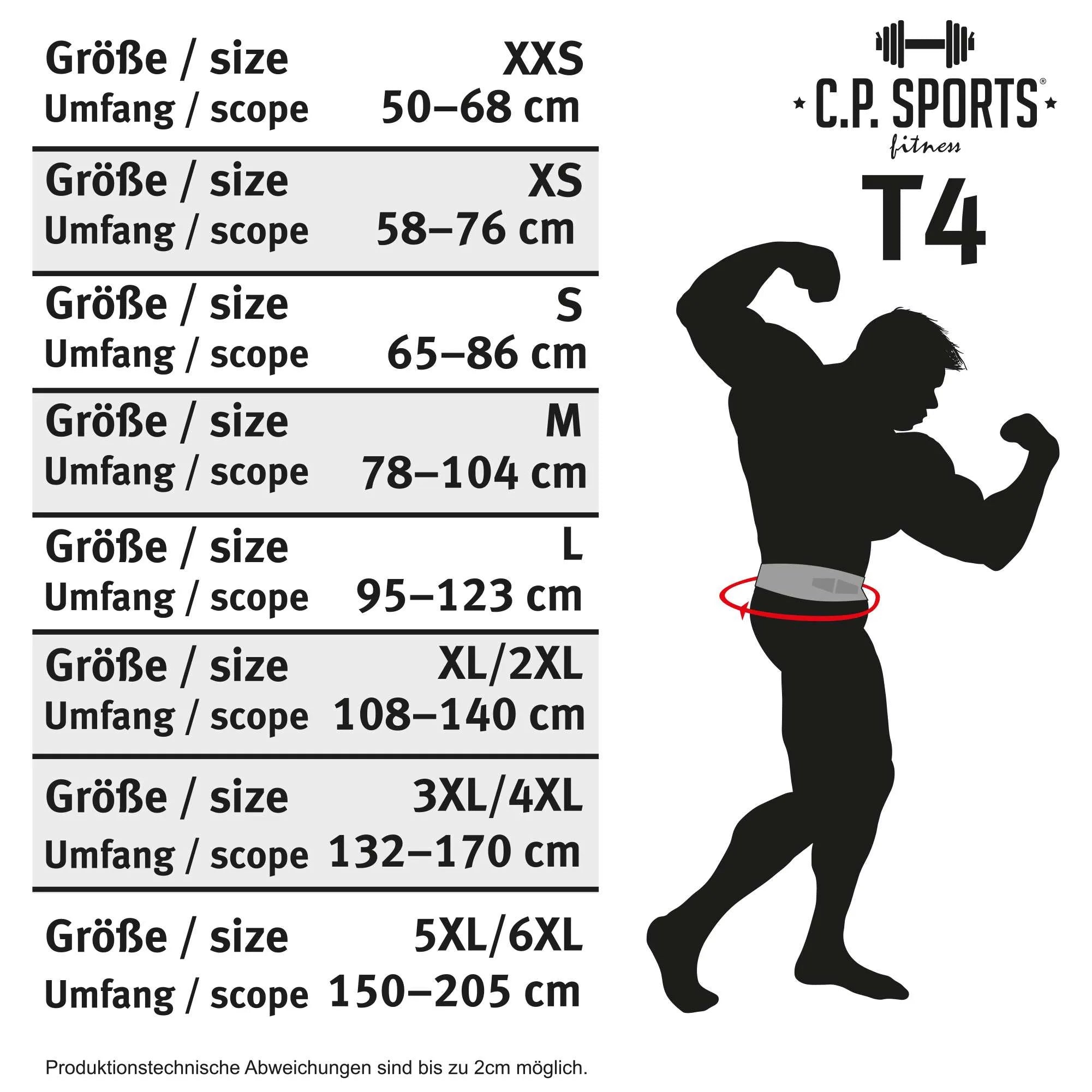 CP Sports løftebælte, sort