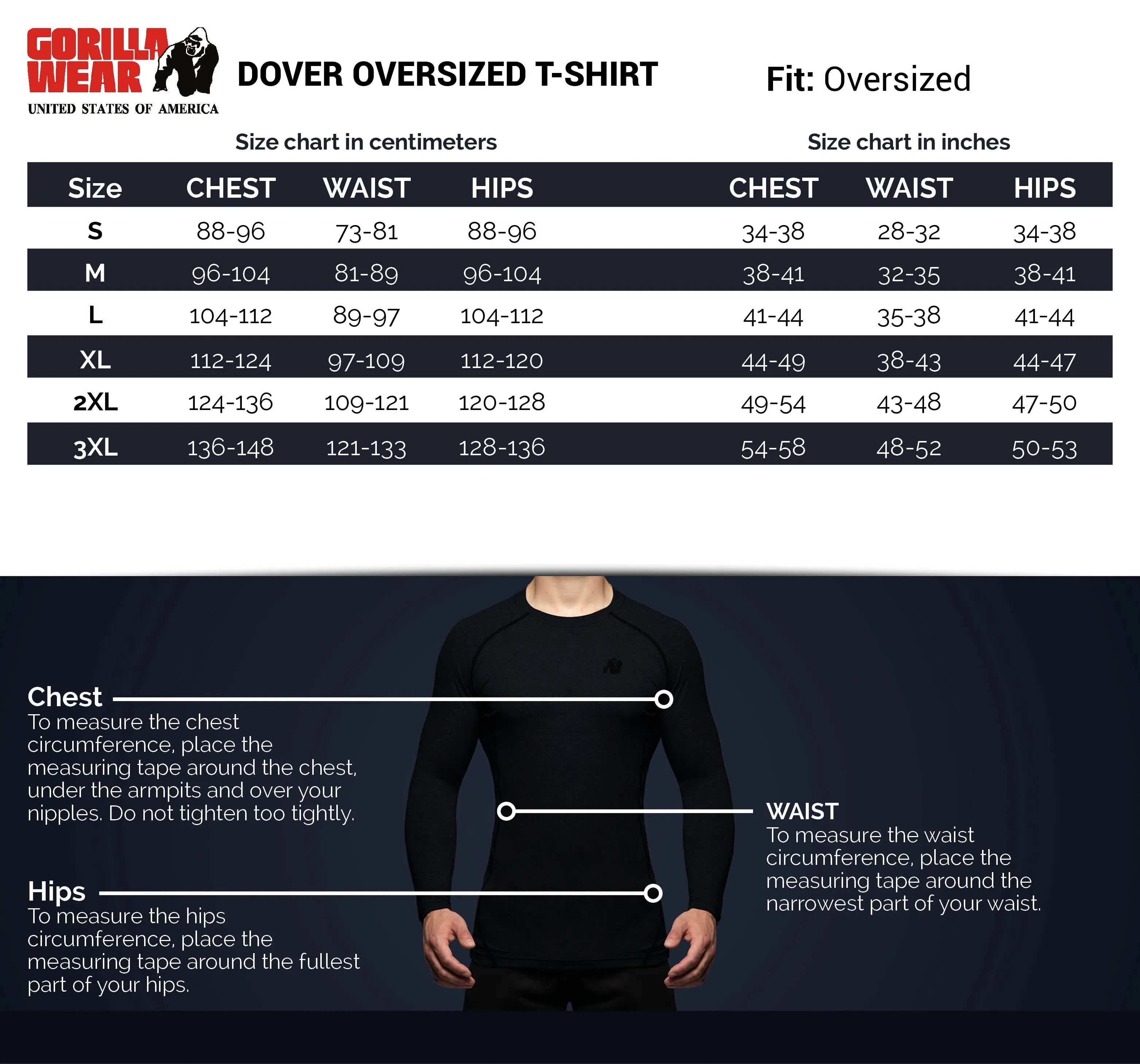 Gorilla Wear Dover Oversized T-shirt, beige