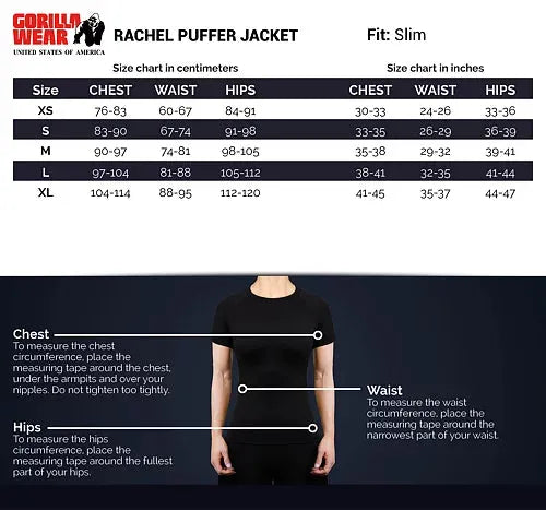 Gorilla Wear - Rachel Puffer Jacket, black