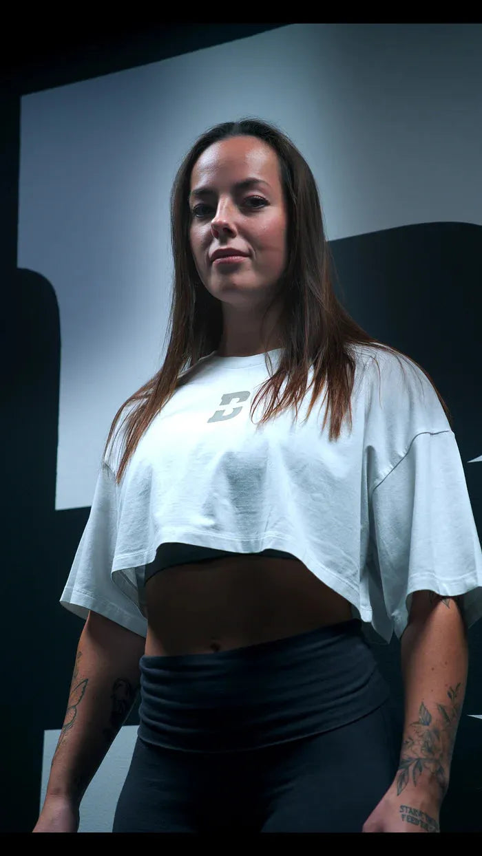 Be@yourbest Crop Top/Træningstop BAYB Hvid 