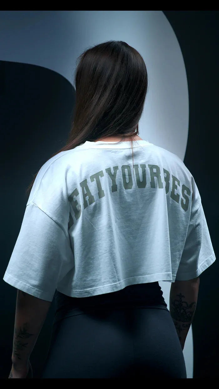 Be@yourbest Crop Top/Træningstop BAYB Hvid 
