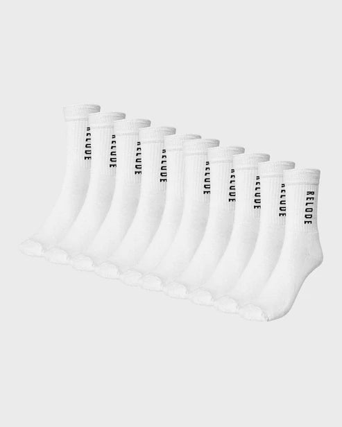 RELODE Training Socks 10-pack - Vit