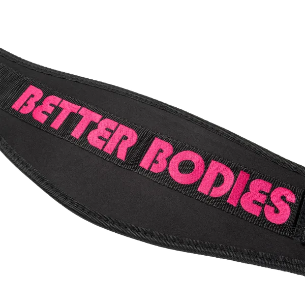 Better Bodies Dame træningsbælte, Sort/Pink