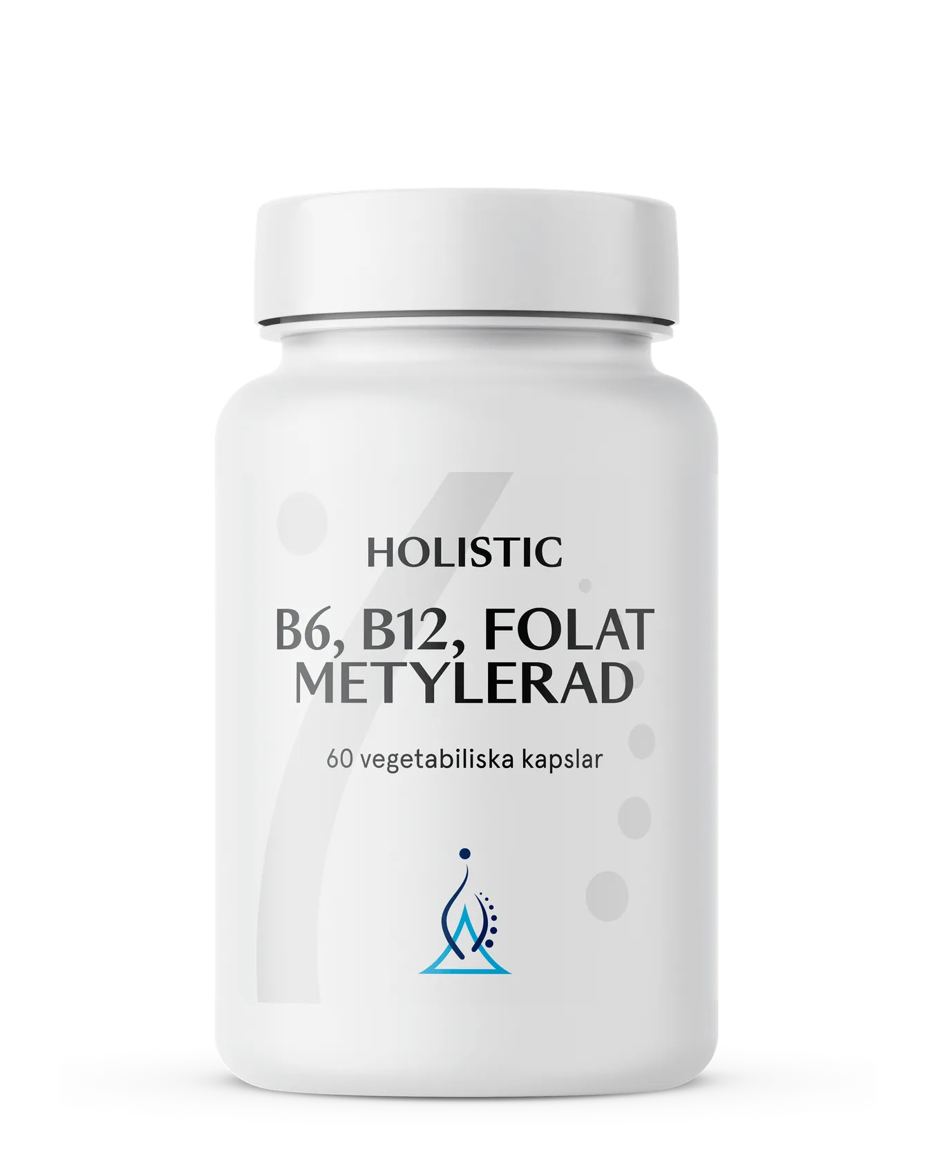 Holistisk B6 B12 Folat Methyleret, 60 kapsler
