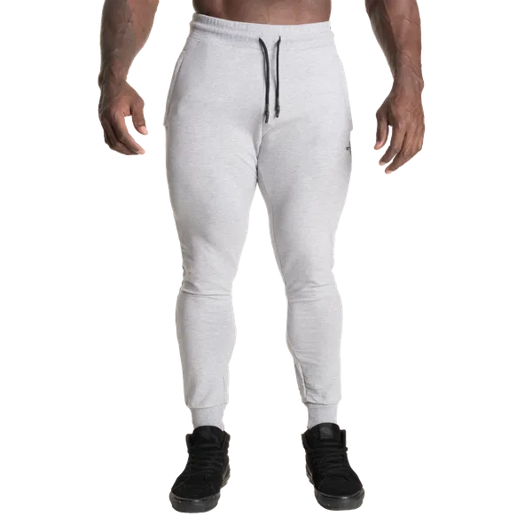 Better Bodies Tapered Joggers/Træningsbukser V2, Lysegrå Melange