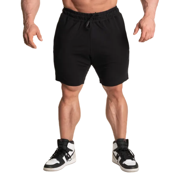 Better Bodies Tapered sweatshorts/træningsshorts, Sort