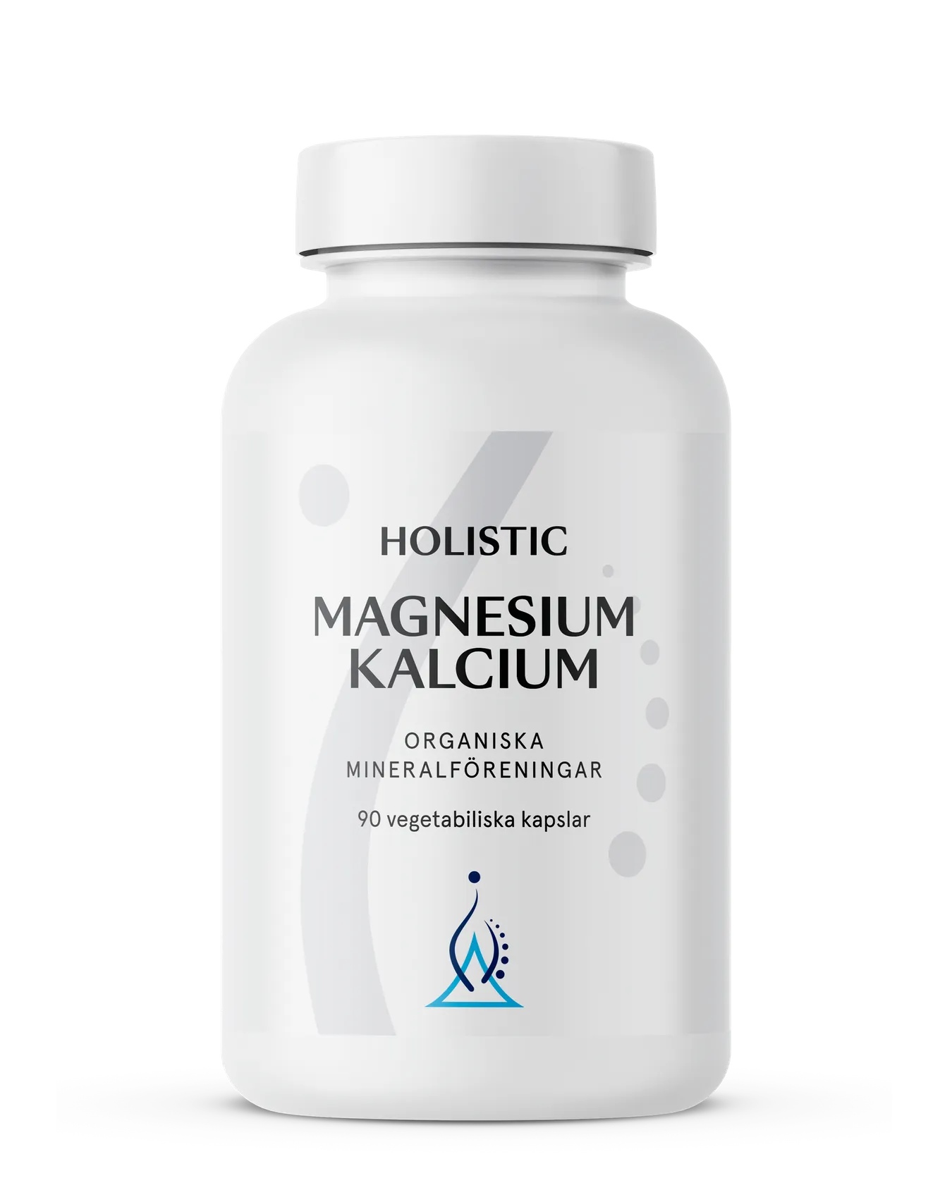 Holistisk magnesium/calcium 80/40 mg, 90 kapsler