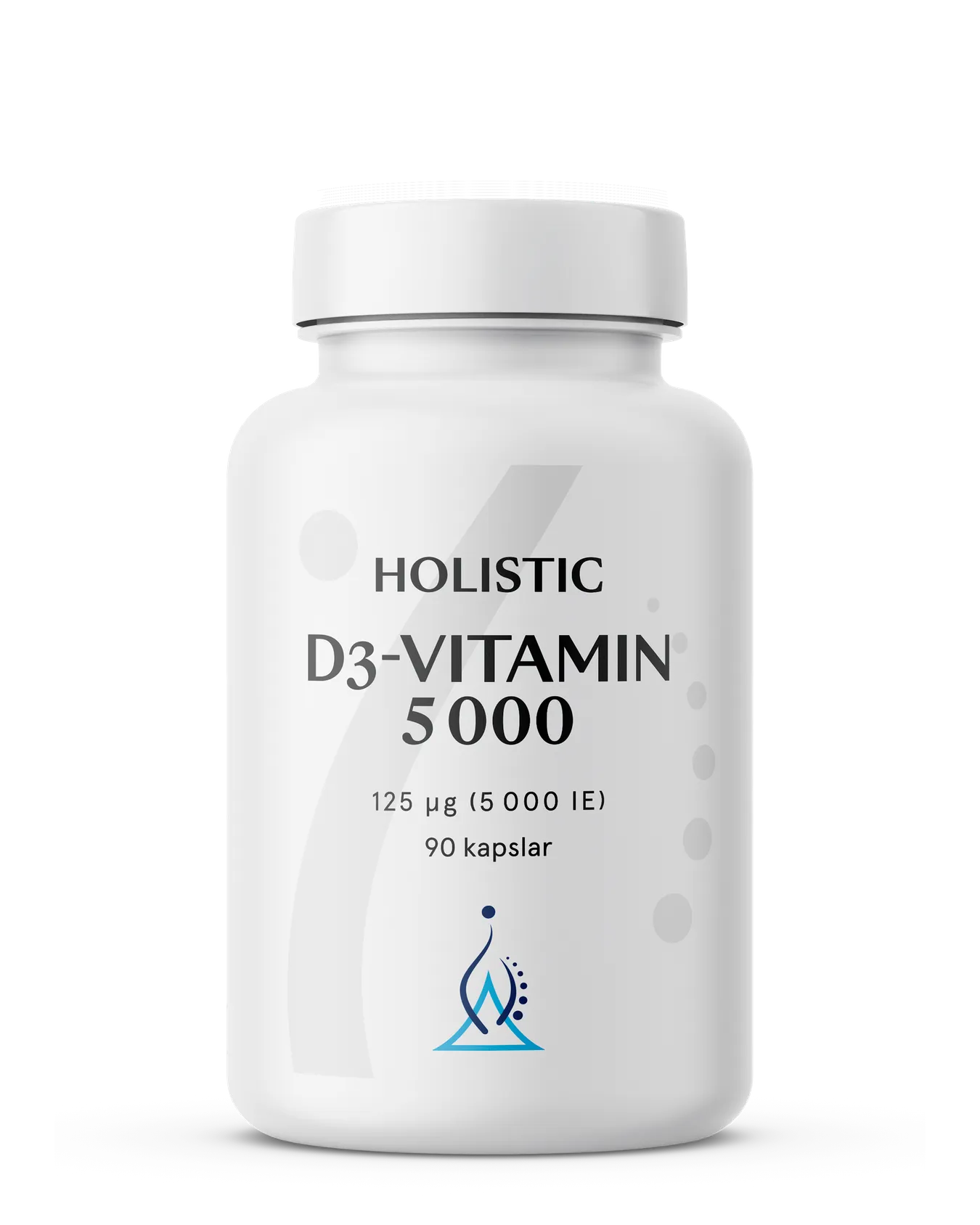 Holistisk D3-vitamin 5000, 90 kapsler