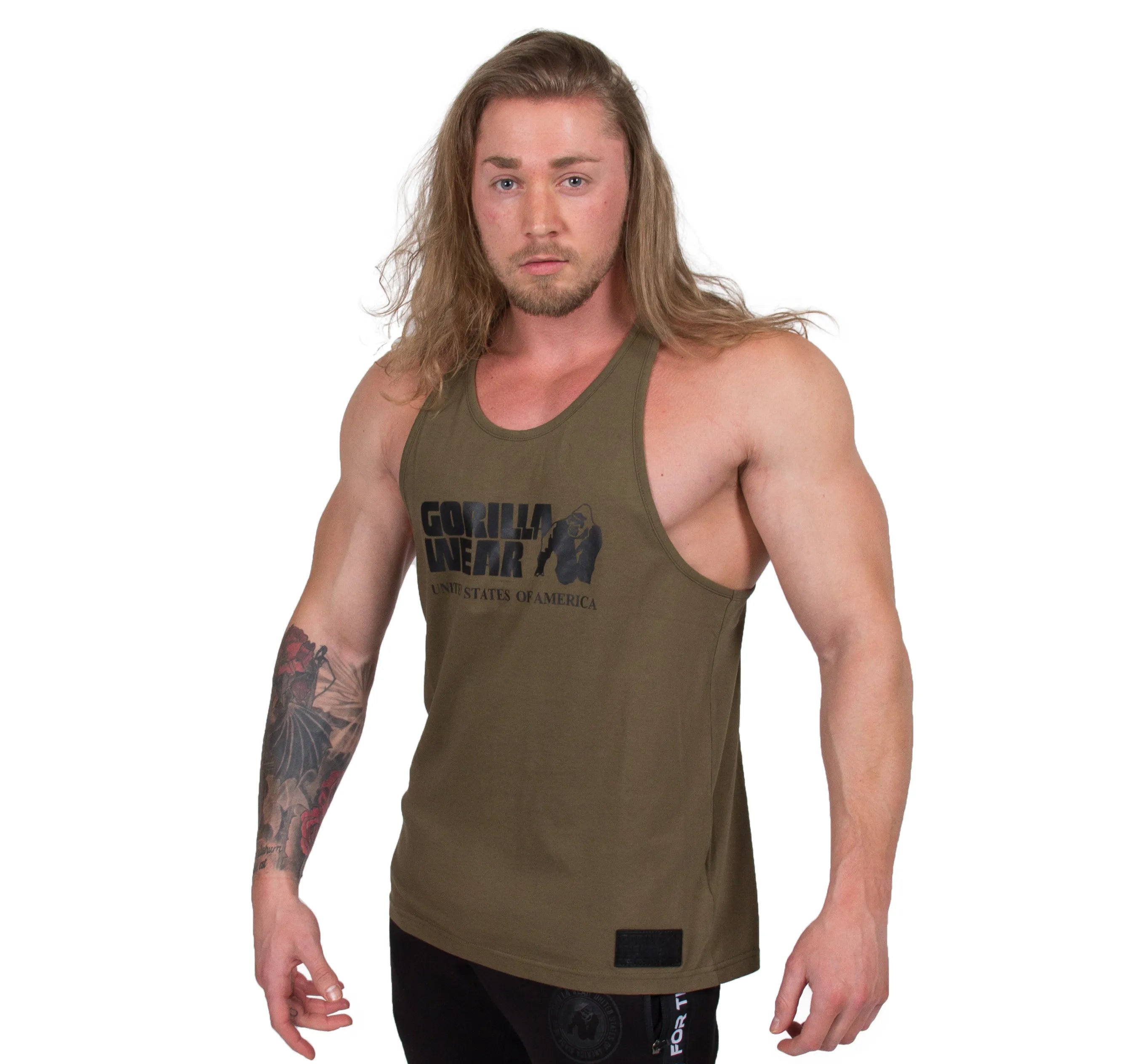 Gorilla Wear Classic Tank Top/Linne, army green