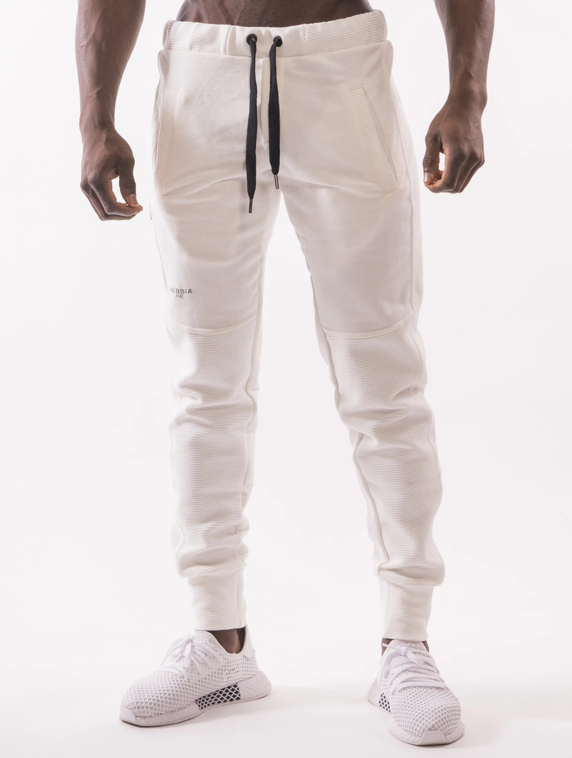 NEBBIA AW Joggers/Träningsbyxor, cream