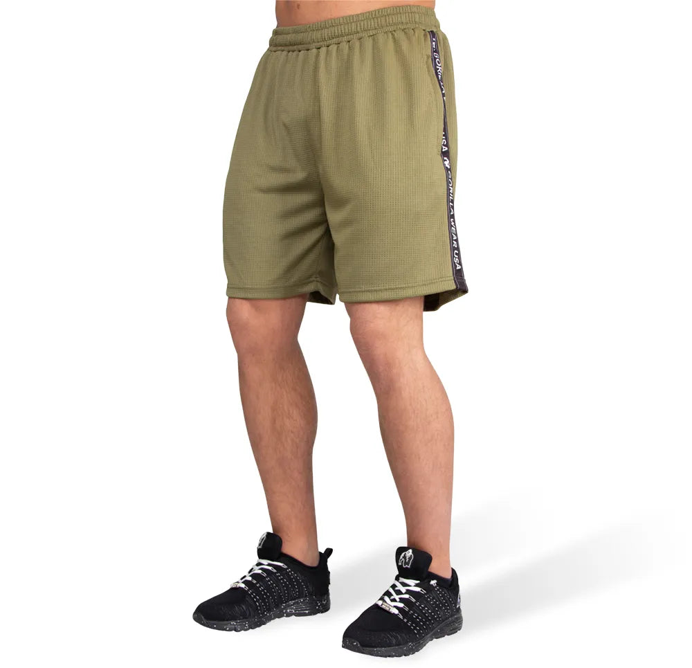Gorilla Wear Reydon Mesh Shorts/Træningshorts, armygrøn