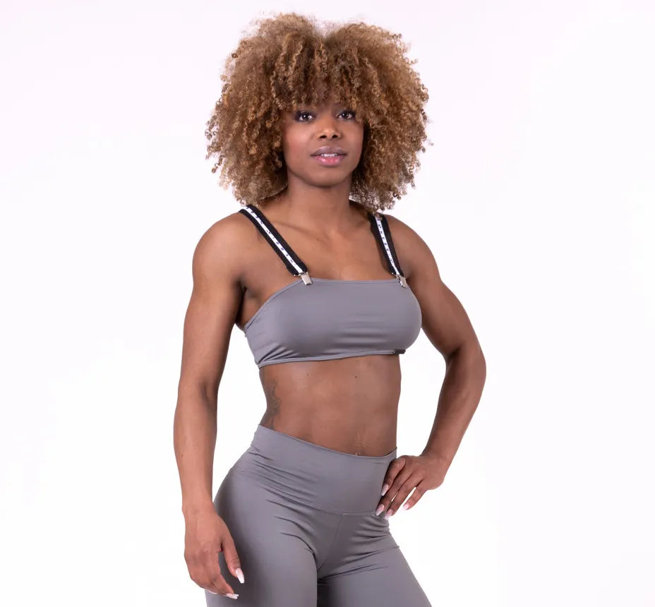 NEBBIA Bandeau-bikini, metal