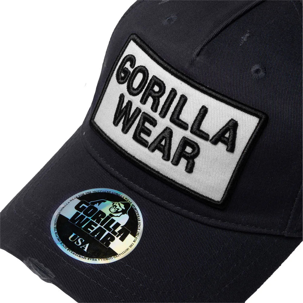 Gorilla Wear Harrison kasket, sort/hvid