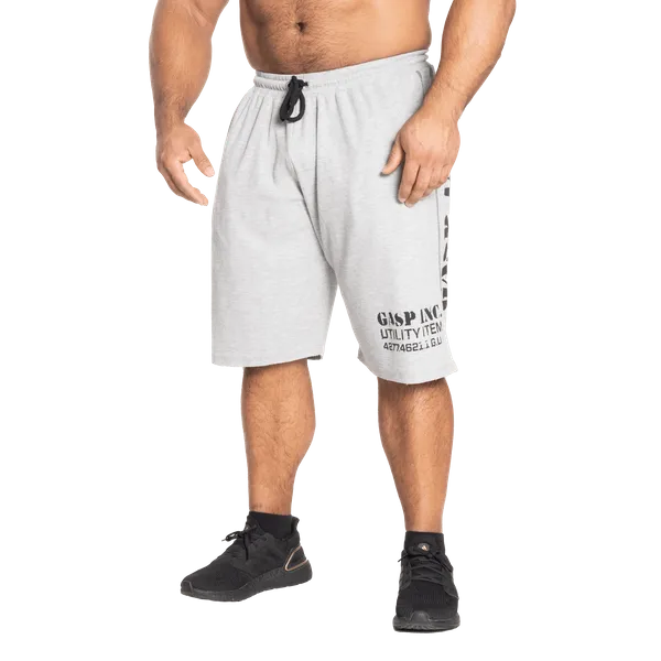 Gasp Termoshorts/træningsshorts, Grå Melange