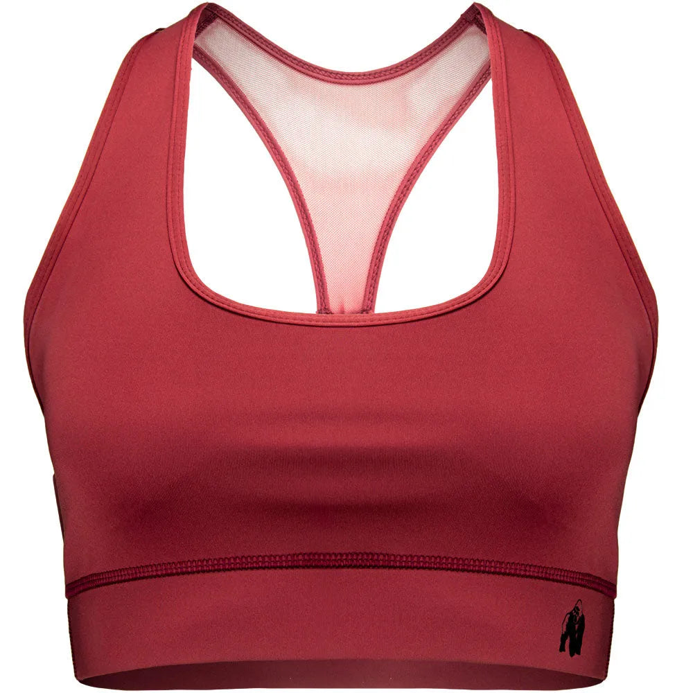 Gorilla Wear Meta Sports-BH/Sports-BH, bordeauxrød