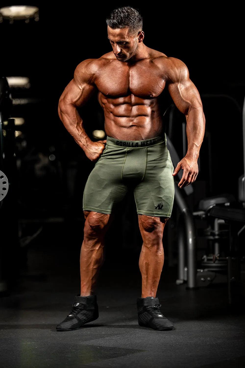 Gorilla Wear Smart Shorts/träningsshorts, army green