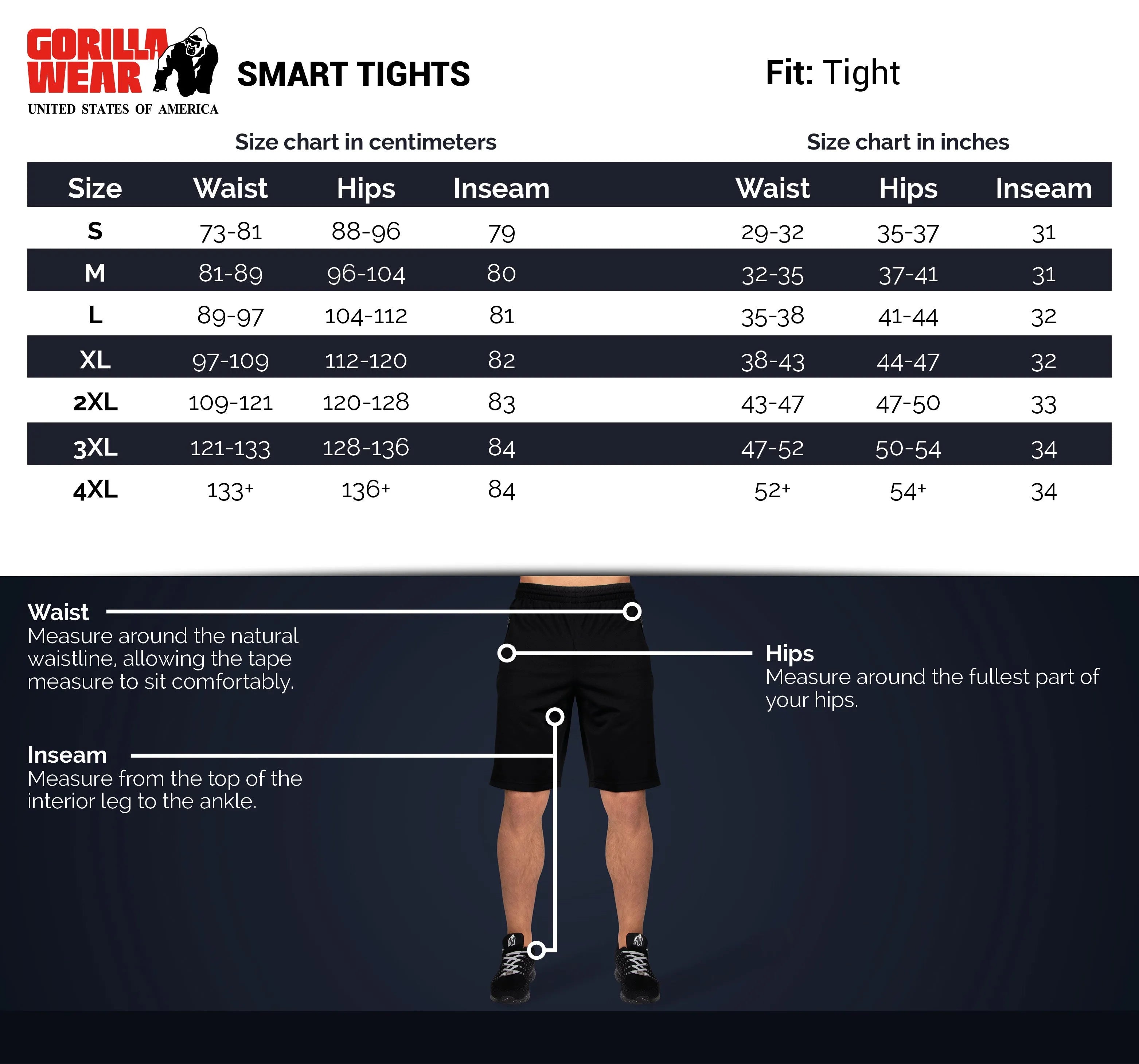 Gorilla Wear Smart Tights, grå