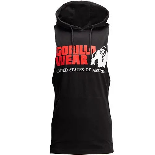 Gorilla Wear - Rogers hættetop, sort