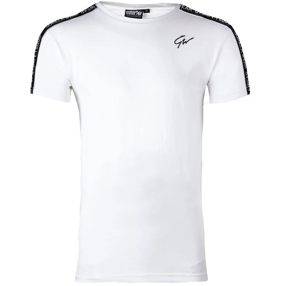 Gorilla Wear Chester T-shirt, hvid/sort
