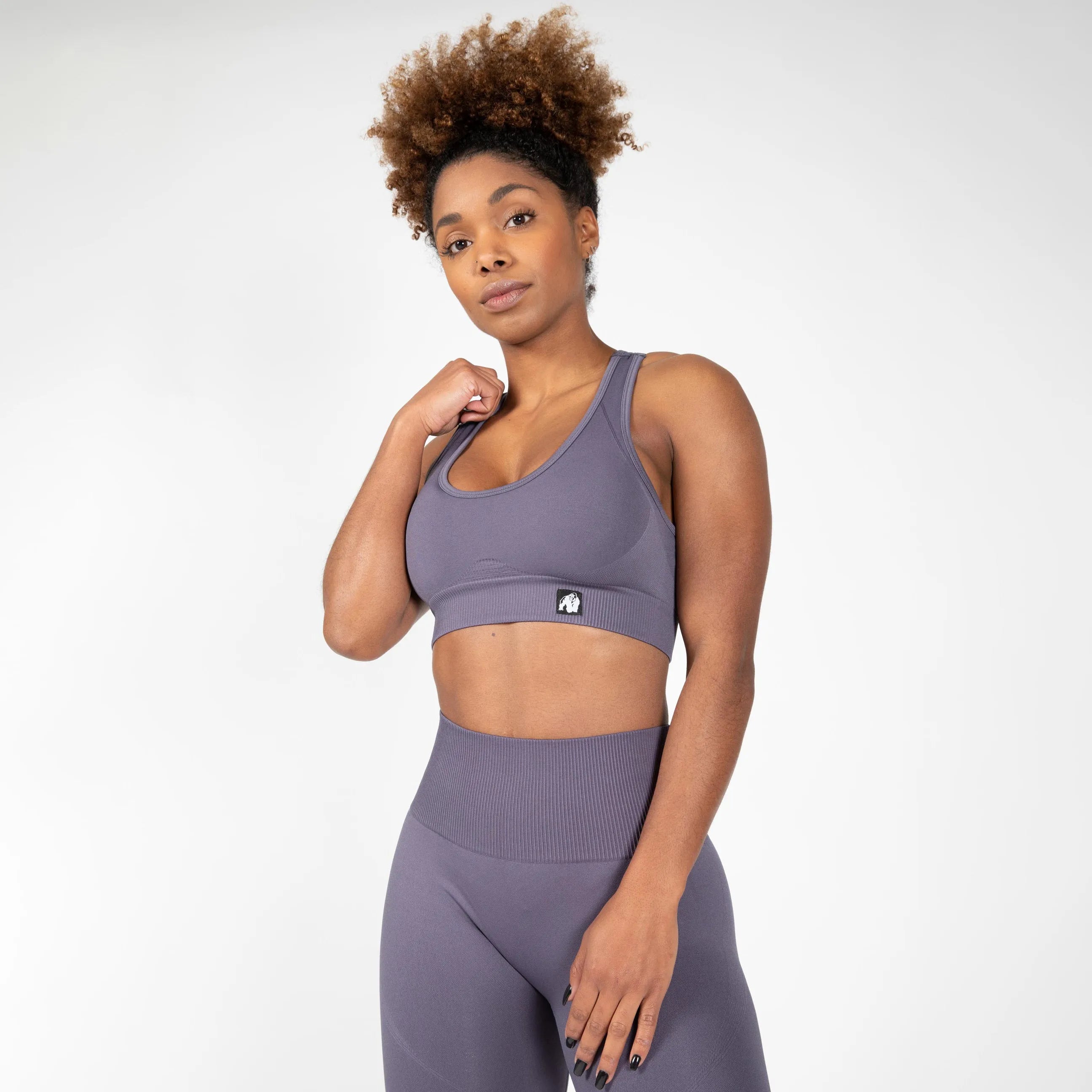 Gorilla Wear Yava Seamless Sports-BH/Sports-BH, grå