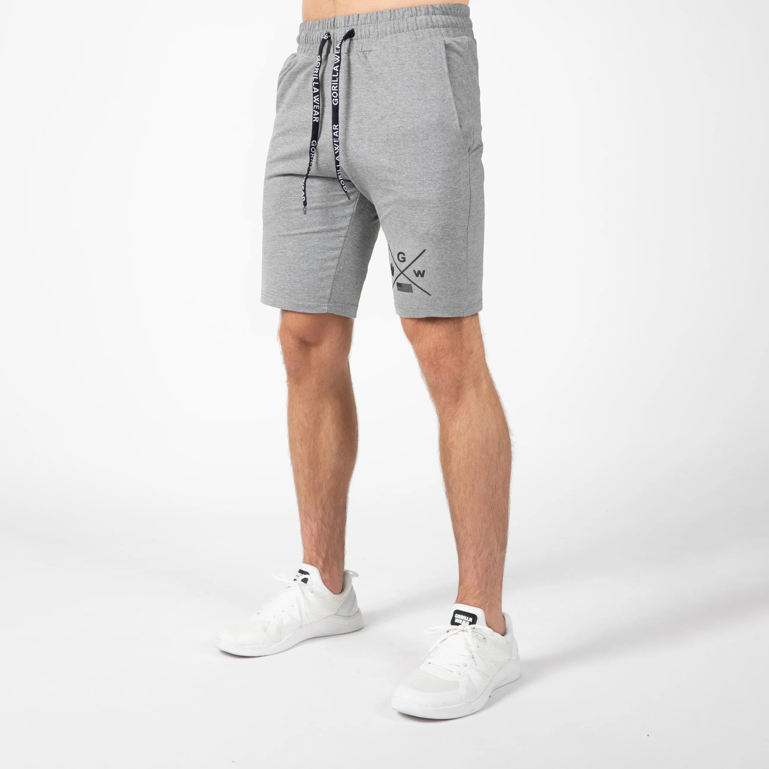 Gorilla Wear Cisco Shorts/træningsshorts, grå/sort