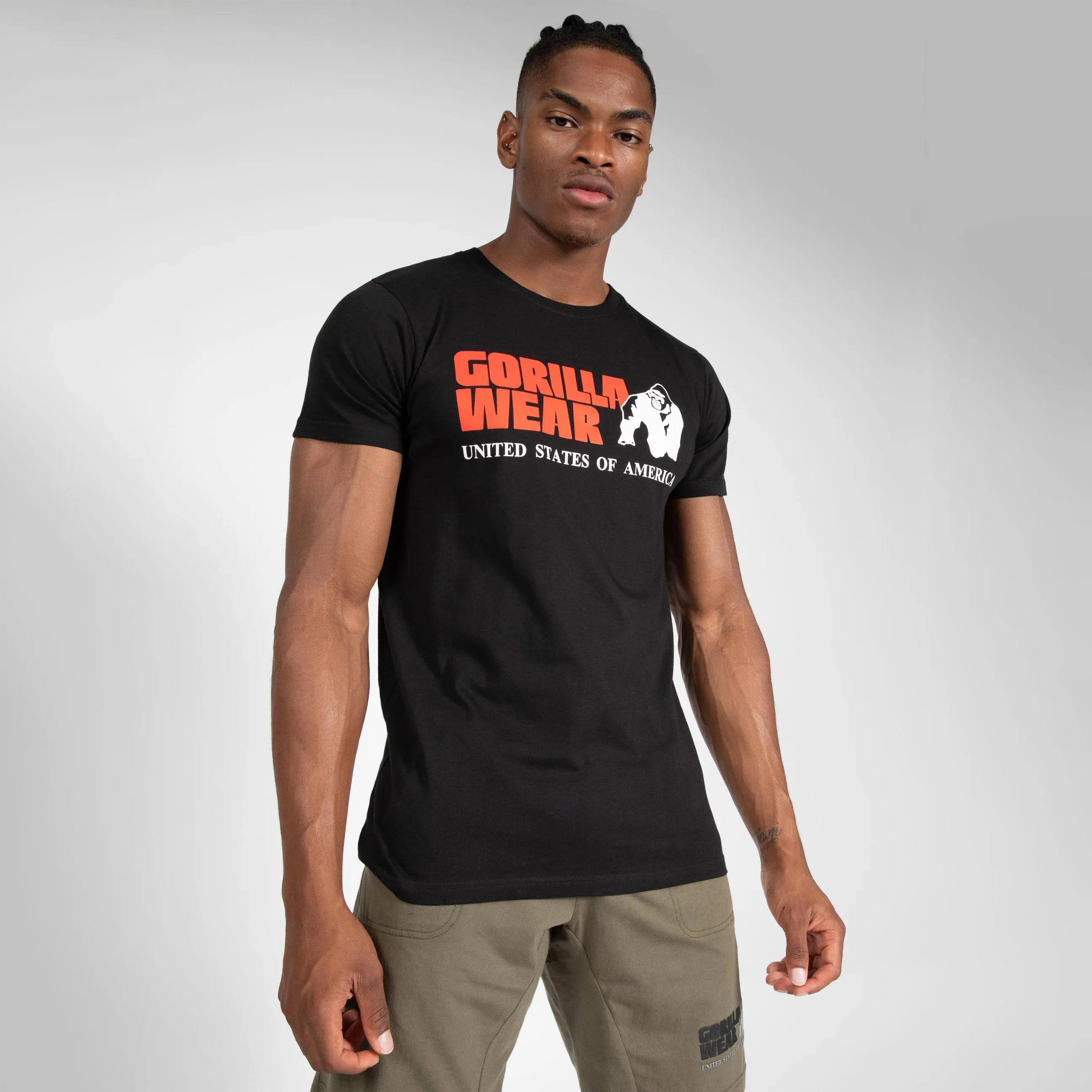 Gorilla Wear klassisk t-shirt, sort