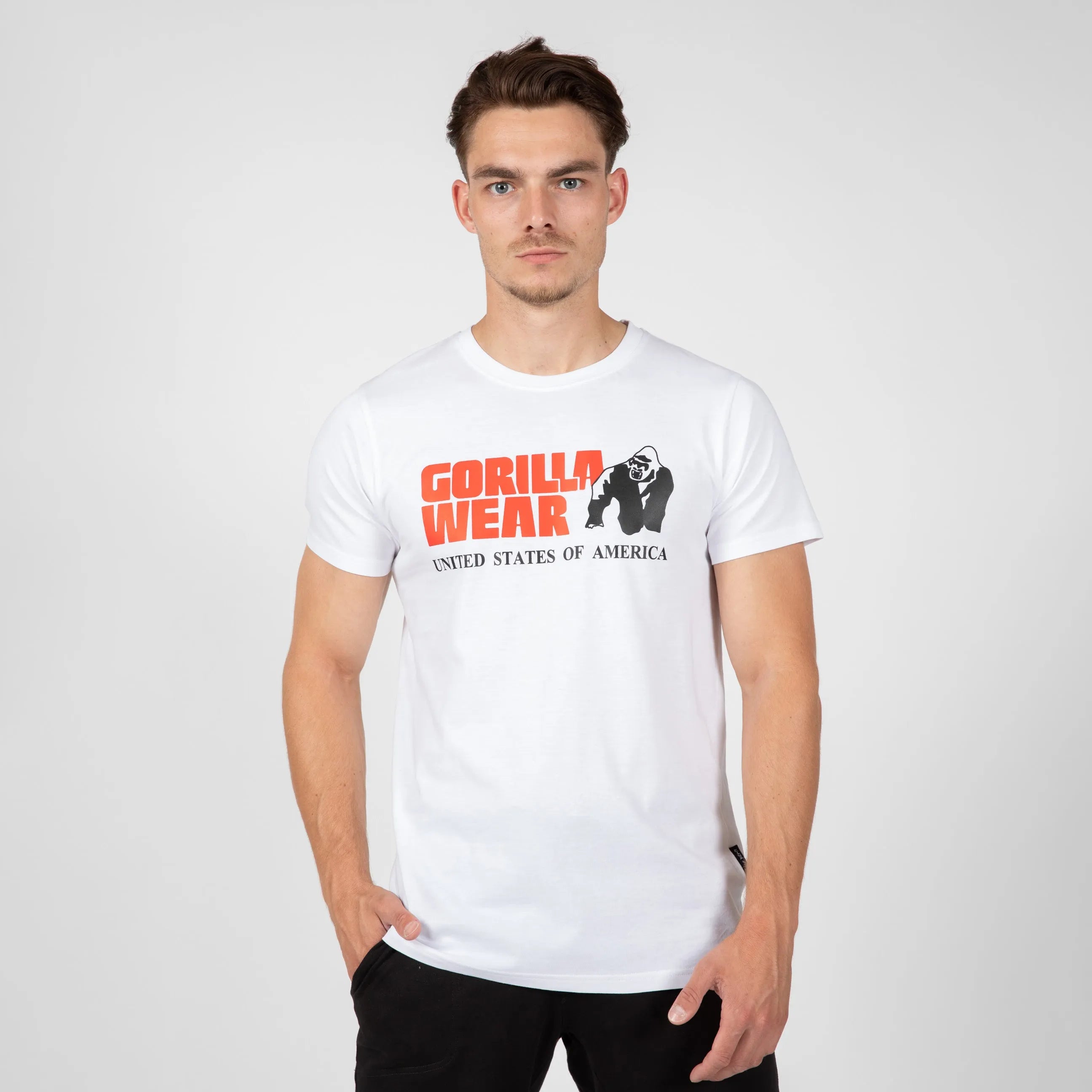 Gorilla Wear klassisk T-shirt, hvid