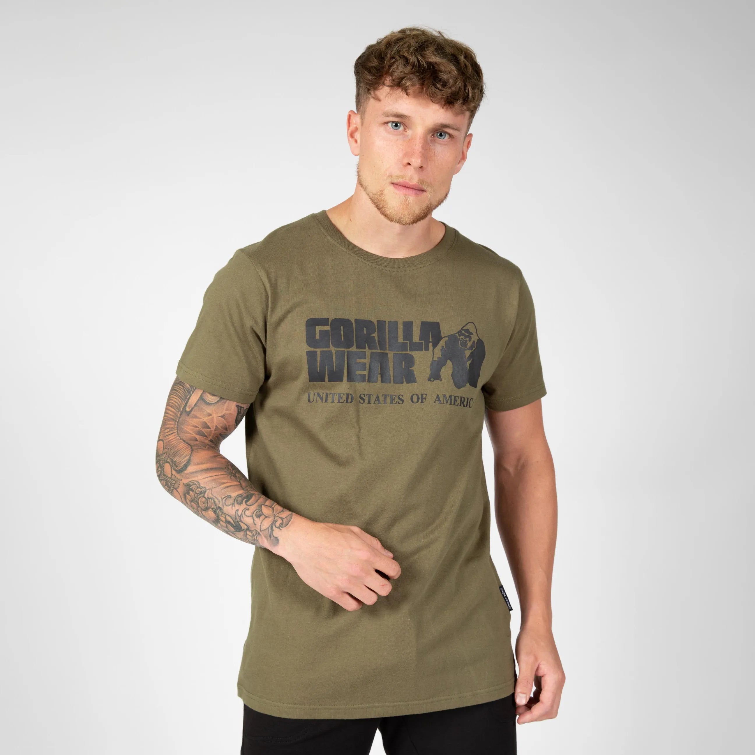 Gorilla Wear Classic T-shirt, armygrøn