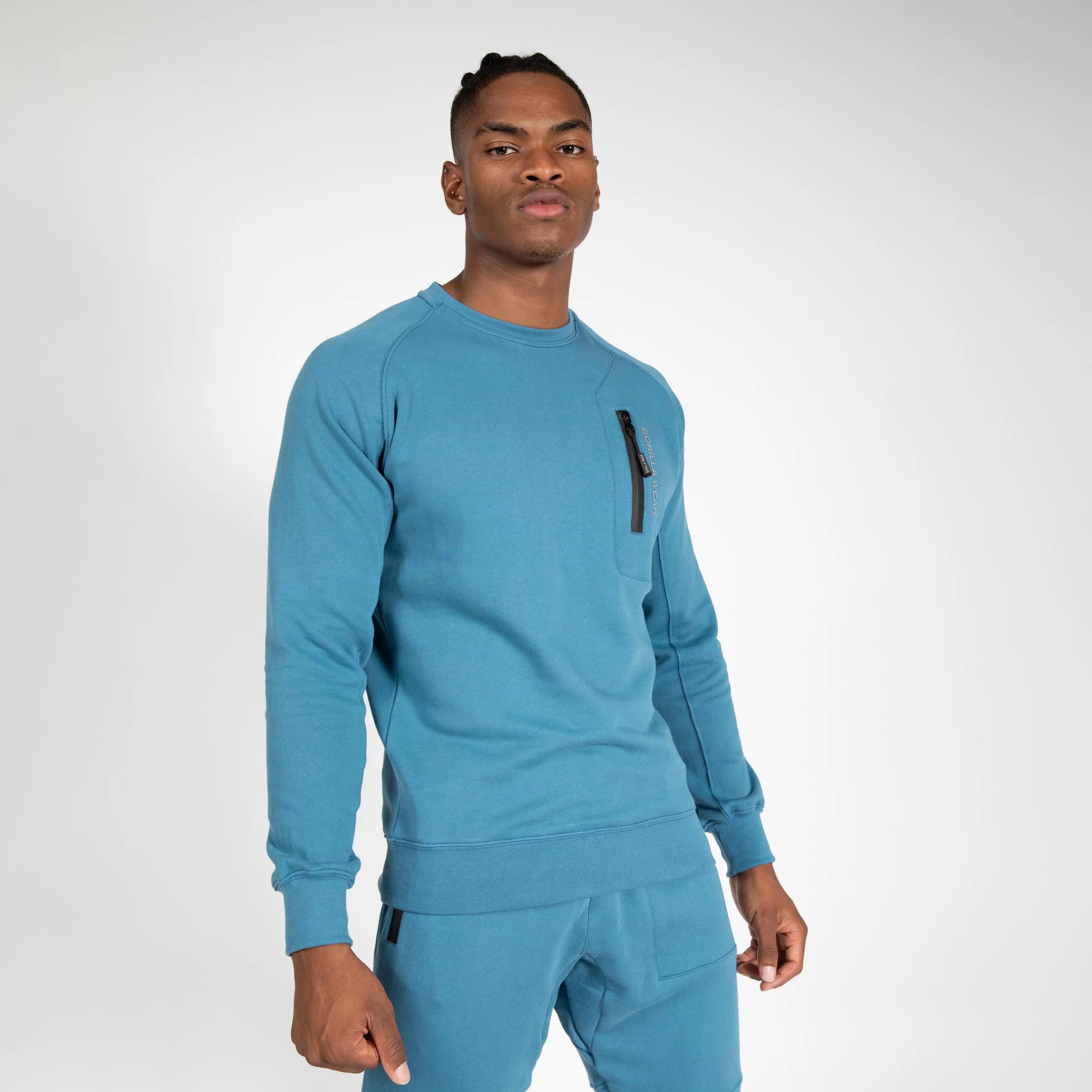Gorilla Wear Newark sweatshirt/træningstrøje, blå