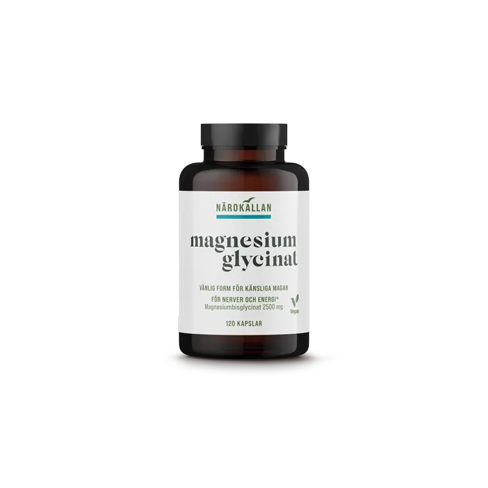 Närokällan Magnesium Glycinate 120 kapsler