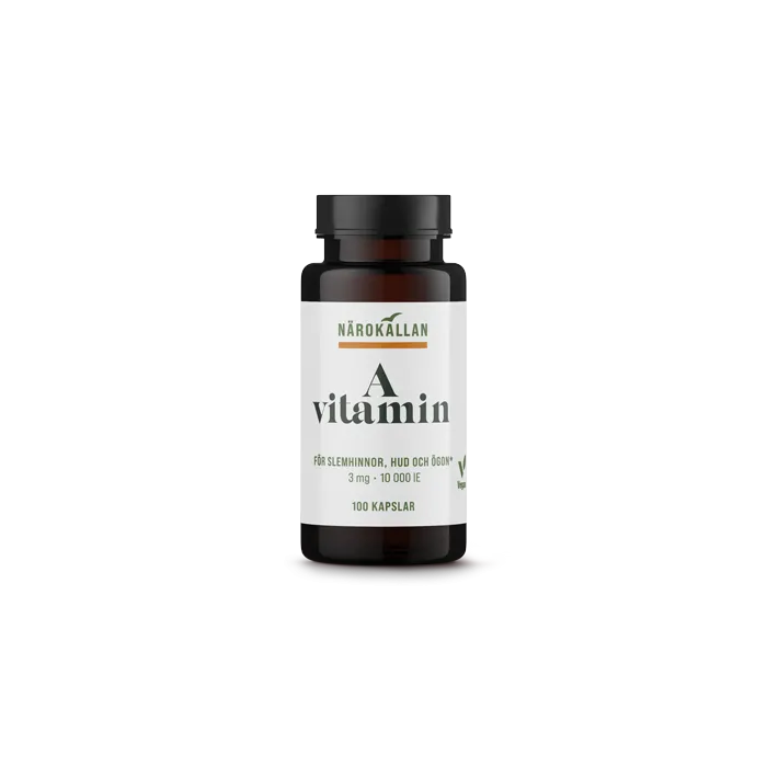 Närokällan Vitamin A 100 kapsler