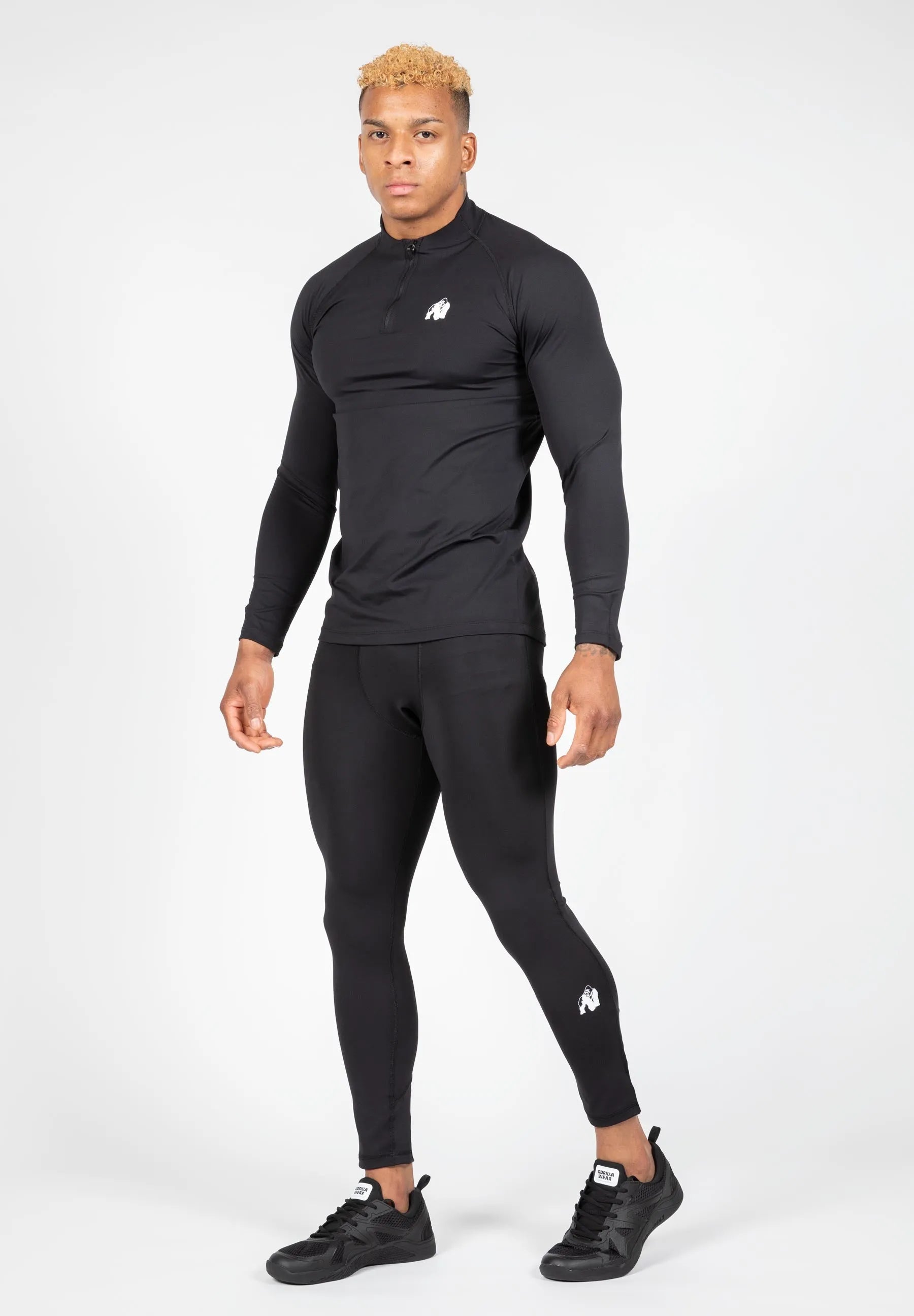 Gorilla Wear Columbus herretights, sort
