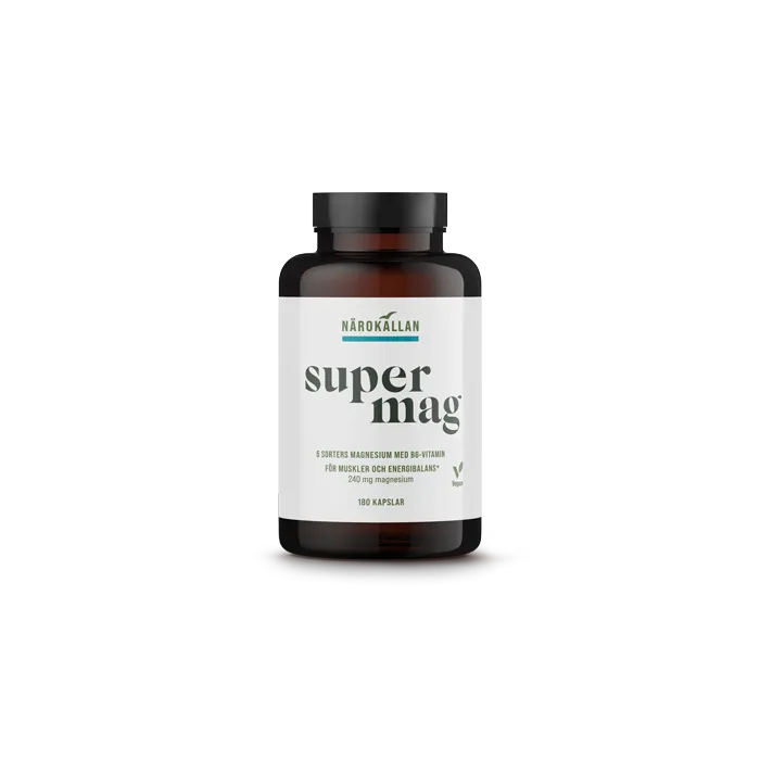 Närokällan Super Mag 180 kapsler