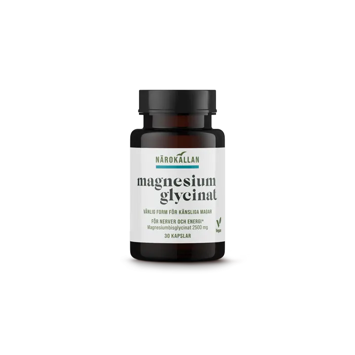 Närokällan Magnesium Glycinate 30 kapsler