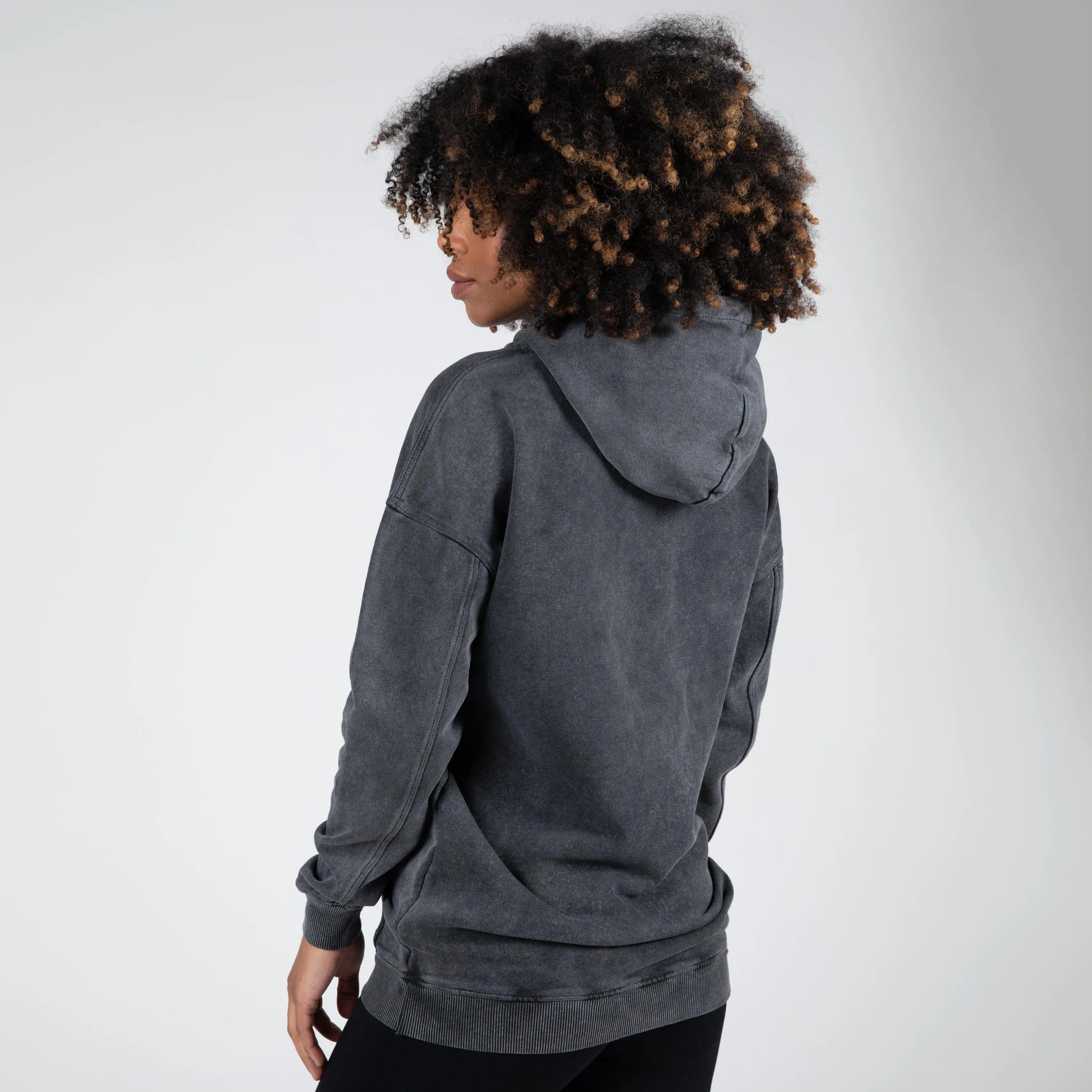 Gorilla Wear Crowley Oversized Women's Hoodie, washed grey