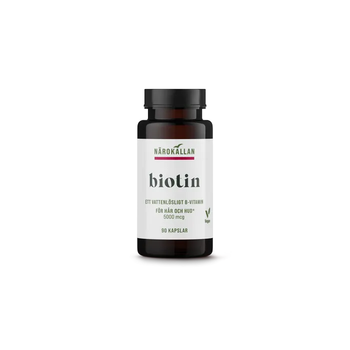 Närokällan Biotin 5000 mcg 90 kapsler