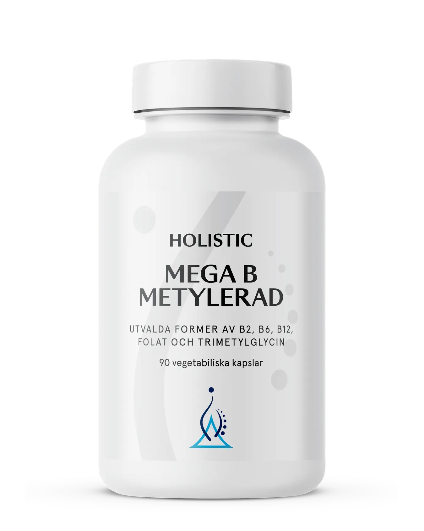 Holistisk Mega B Methyleret, 90 kapsler