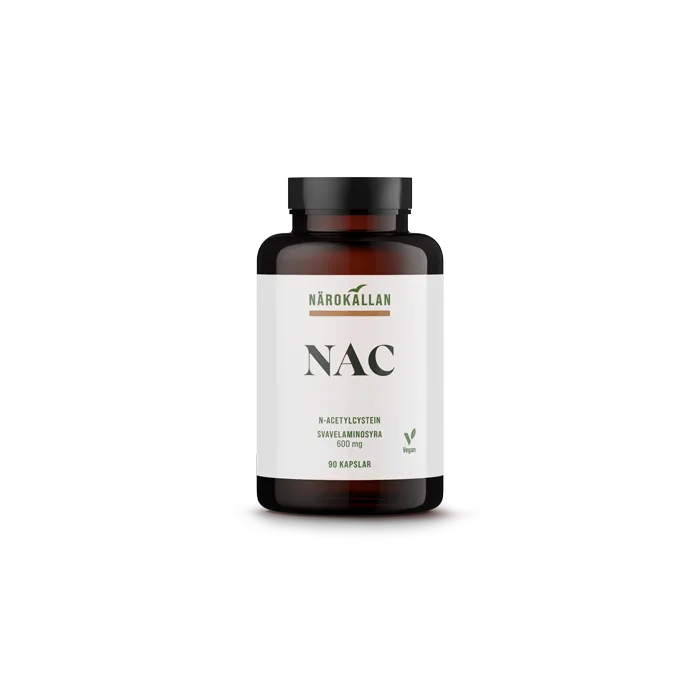 Närokällan NAC N-Acetylcystein 600 mg 90 kapsler