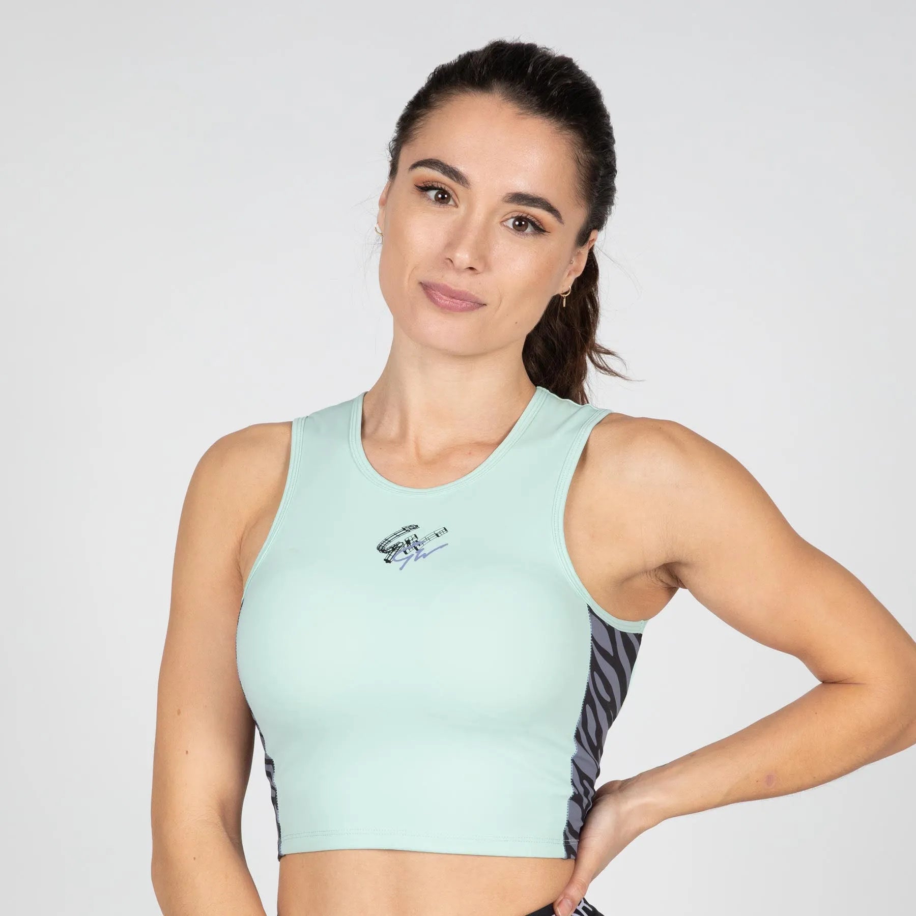 Gorilla Wear Zion Crop Top/träningstopp, green
