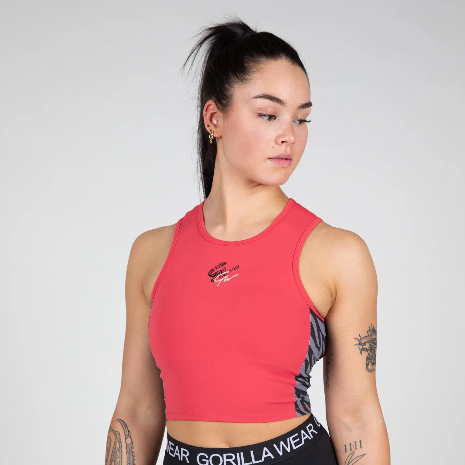 Gorilla Wear Zion Crop Top/träningstopp, red