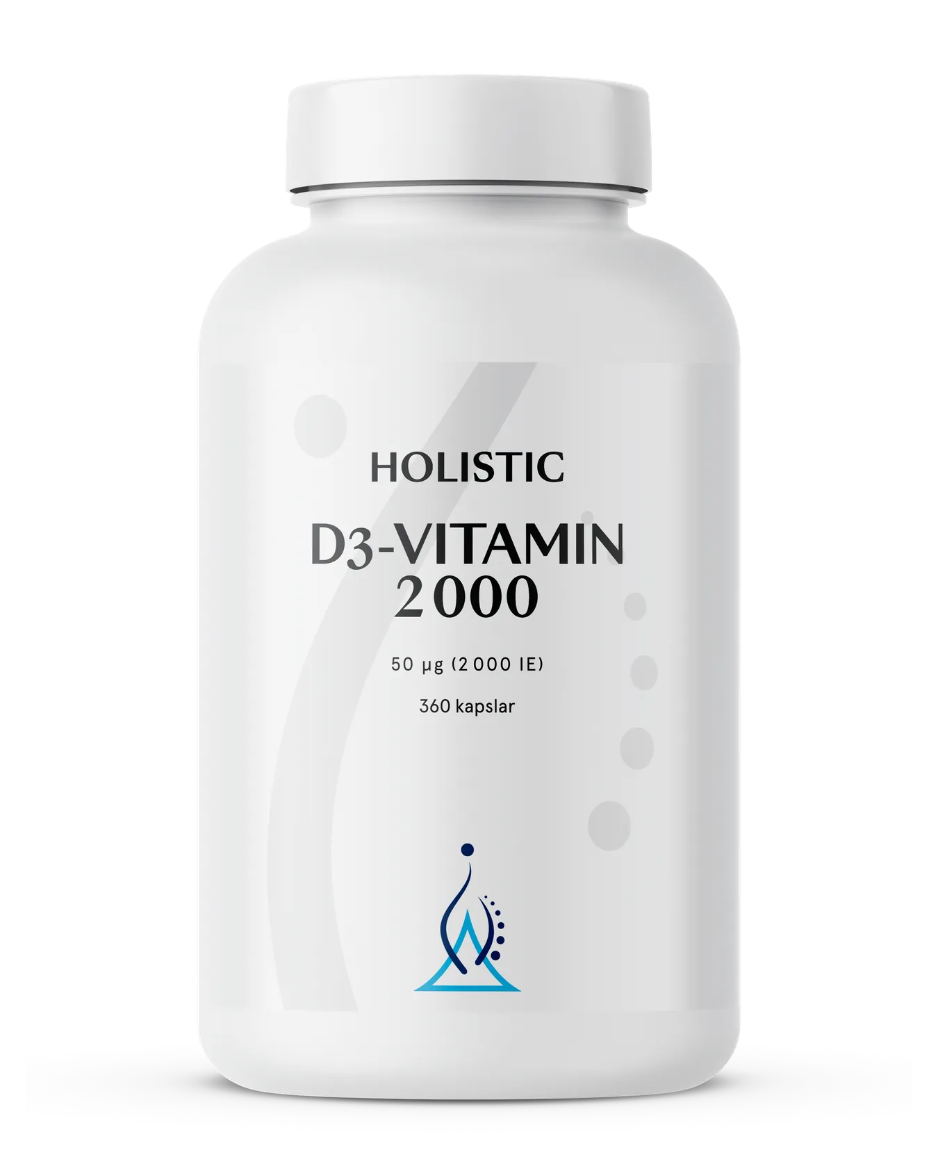 Holistisk D3-vitamin 2000, 360 kapsler