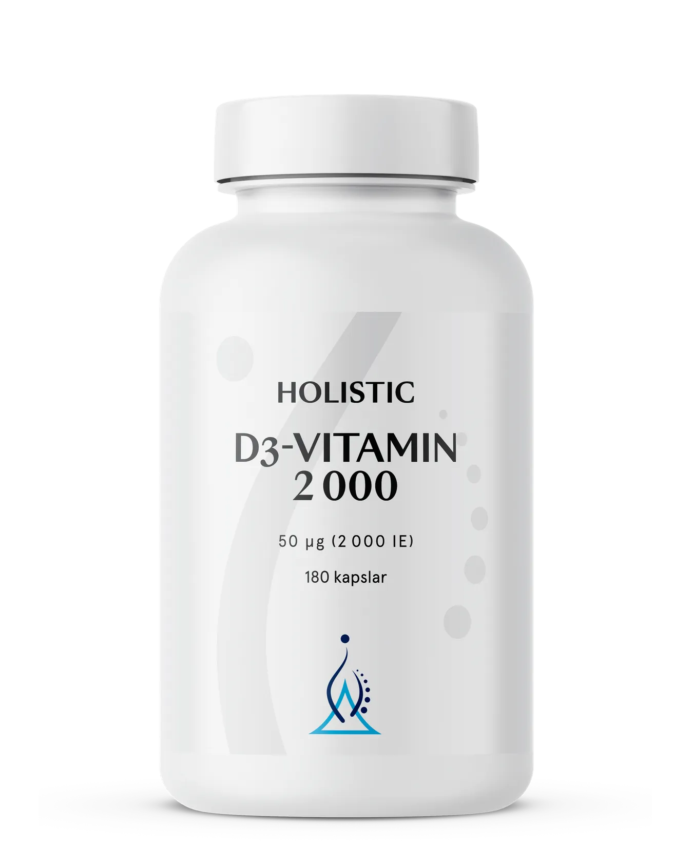 Holistisk D3-vitamin 2000, 180 kapsler