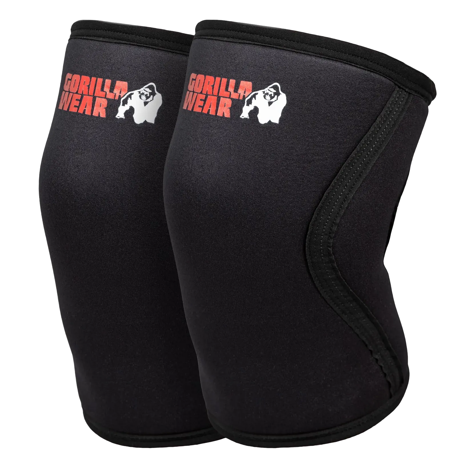 Gorilla Wear 7 MM knæærmer, sort