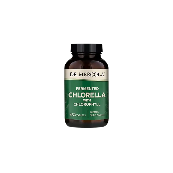 Dr. Mercola Fermenteret Chlorella 450 tabletter
