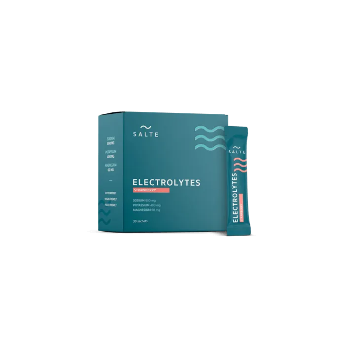 Saltede elektrolytter jordbær 30-pak
