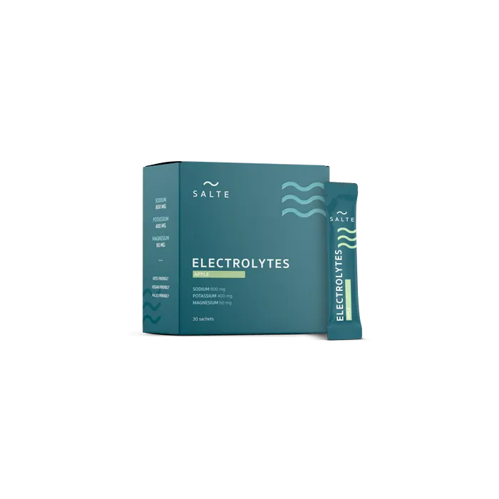 Saltede elektrolytter æble 30-pak