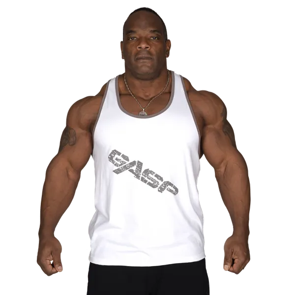 Gasp Vintage T-back Linne, White